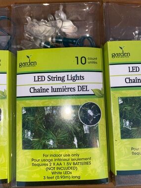 Butterfly LED String Lights Set of 5 NEW